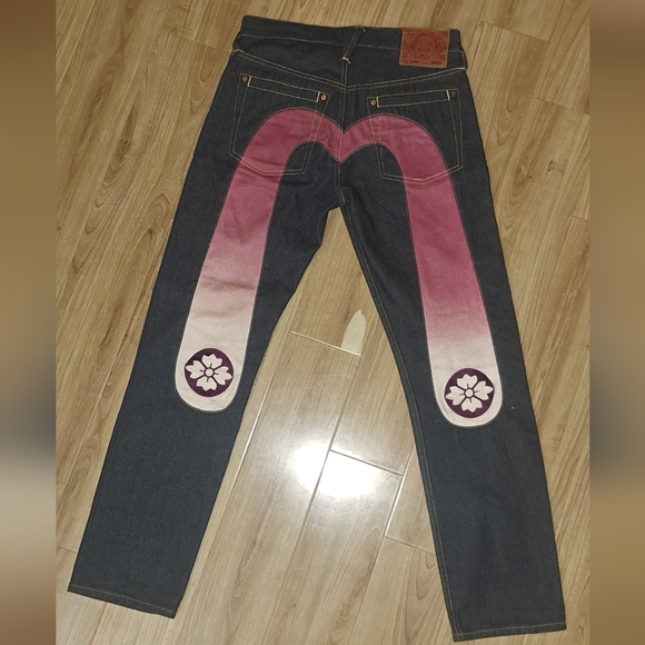 EVISU Japan Vintage Selvage Daicock Jeans – Purple Gradient - Picture 6 of 16